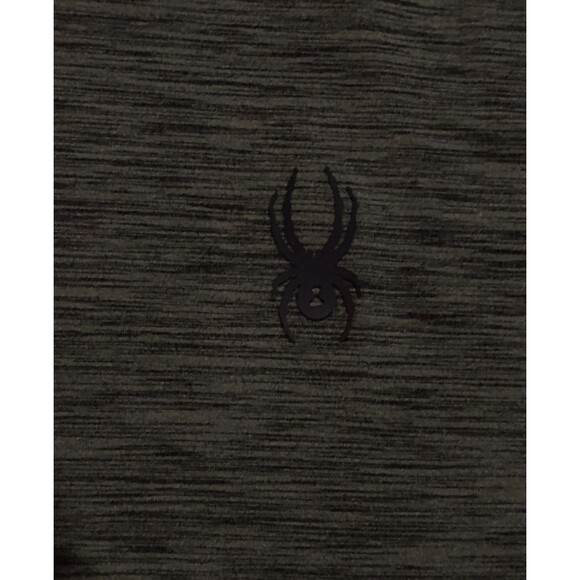 NEW Spyder Hoodie Shirt Mens Size Small Green ProWeb Stretch Performance Active - Picture 3 of 4